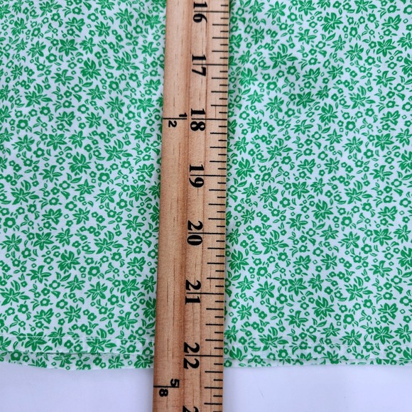 NWT J. Crew Floral Puff Sleeve Blouse XS Green Cottagecore Coquette Prairie - Picture 6 of 6